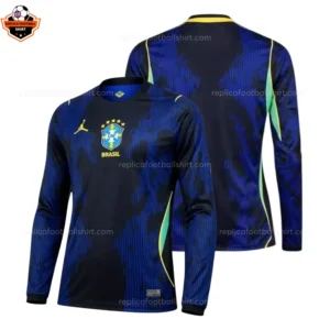 Brazil World Cup 2026 Away Long Sleeve Men Replica Football Shirt