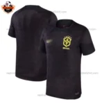 Brazil Black Goalkeeper Men Replica Football Shirt 2023
