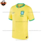 Brazil Home Stadium Shirt World Cup Men Replica Football Shirt 2022