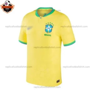 Brazil Home Stadium Shirt World Cup Men Replica Football Shirt 2022 - Front view