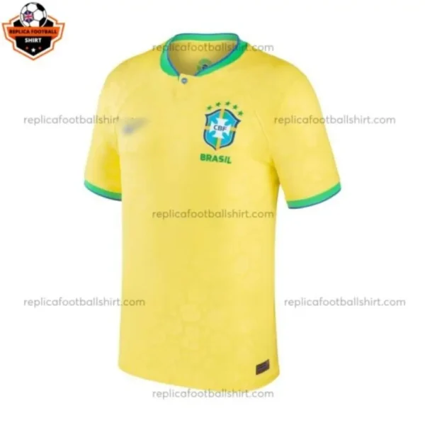 Brazil Home Stadium Shirt World Cup Men Replica Football Shirt 2022