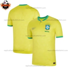 Brazil Home Stadium Shirt World Cup Men Replica Football Shirt 2022