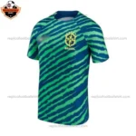 Brazil Pre-Match Top Blue World Cup Adult Replica Football Shirt 2022