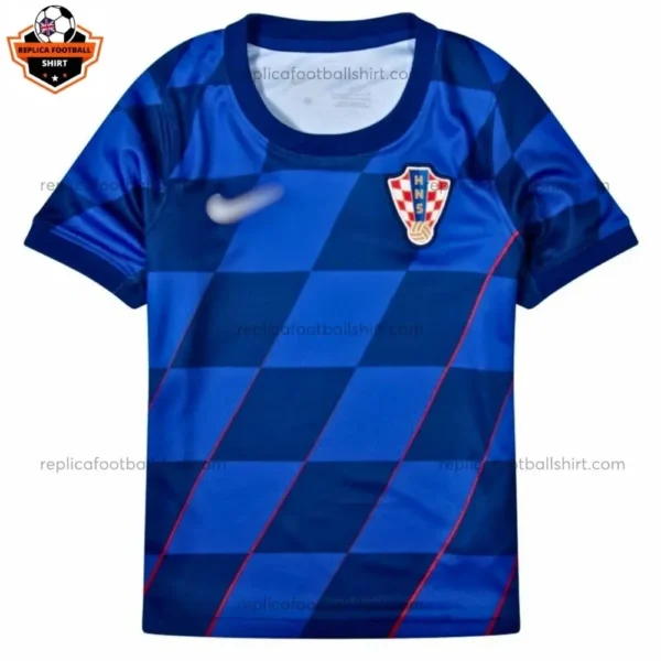 Croatia Away Kid Replica Football Kit 2024