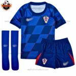 Croatia Away Kid Replica Football Kit 2024