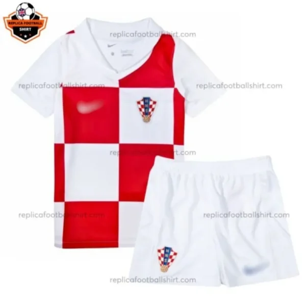Croatia Home Kid Replica Football Kit 2024
