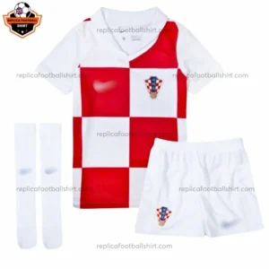 Croatia Home Kid Replica Football Kit 2024