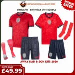 England World Cup 2026 Gift Bundle - Away Dad and Son Kit Fan-Version