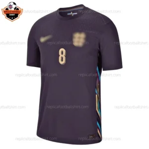 England Away Men Replica Football Shirt 2024 ALEXANDER-ARNOLD 8 Printed - Front view