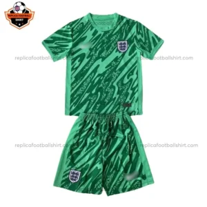England Green Goalkeeper Kid Replica Football Kit 2024