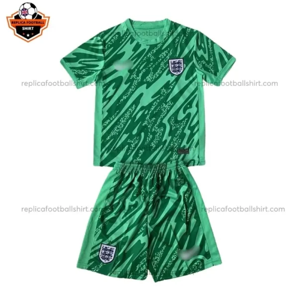England Green Goalkeeper Kid Replica Football Kit 2024