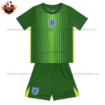 England Green Goalkeeper Kid Replica Football Kit 2025