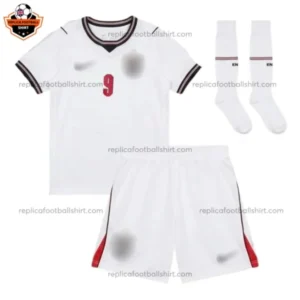 England World Cup 2026 KANE 9 Home Kid Replica Football Kit - Front view