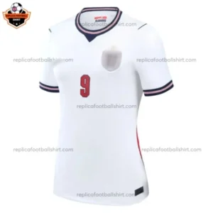 England World Cup 2026 KANE 9 Home Women Replica Football Shirt - Front view