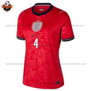 England World Cup 2026 RICE 4 Away Women Replica Football Shirt - Front view