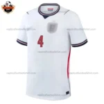 England World Cup 2026 RICE 4 Home Men Replica Football Shirt