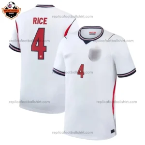 England World Cup 2026 RICE 4 Home Men Replica Football Shirt