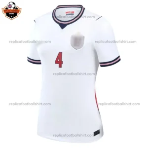 England World Cup 2026 RICE 4 Home Women Replica Football Shirt - Front view