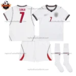 England World Cup 2026 SAKA 7 Home Kid Replica Football Kit