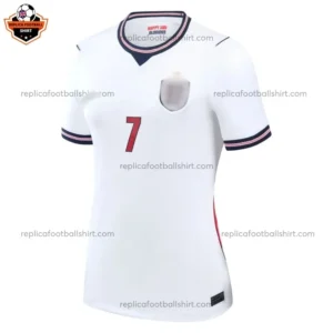 England World Cup 2026 SAKA 7 Home Women Replica Football Shirt - Front view