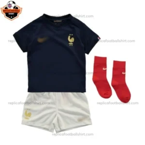 France Home Stadium World Cup Kid Replica Football Kit 2022