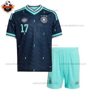 Germany WIRTZ 17 Away Kid Football Kit 2026 - Front view