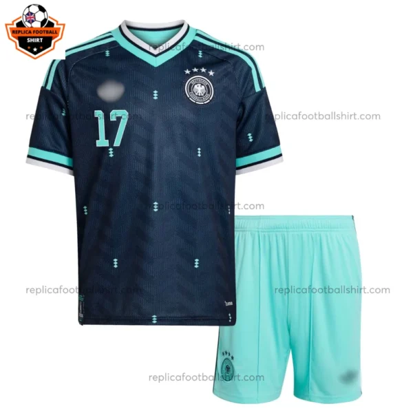 Germany WIRTZ 17 World Cup 2026 Away Kid Replica Football Kit