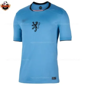 RFS_Netherlands Away Player Men Replica Football Shirt 2025 – Front view – blurred