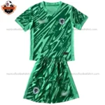 Netherlands Goalkeeper Green Kid Replica Football Kit 2024