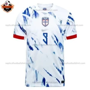 Norway Away Men Replica Football Shirt 2024 HAALAND 9 Printed - Front view