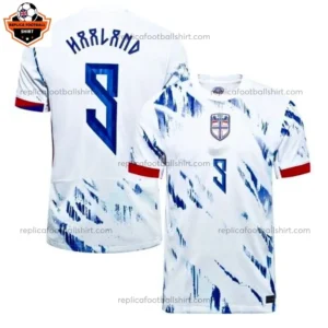 Norway Away Men Replica Football Shirt 2024 HAALAND 9 Printed