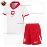 Poland Home Euro Kid Replica Football Kit 2024