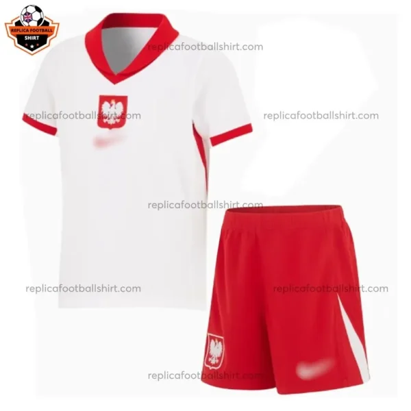 Poland Home Euro Kid Replica Football Kit 2024