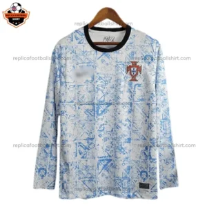Portugal Away Men Replica Football Shirt 2024 Long Sleeve