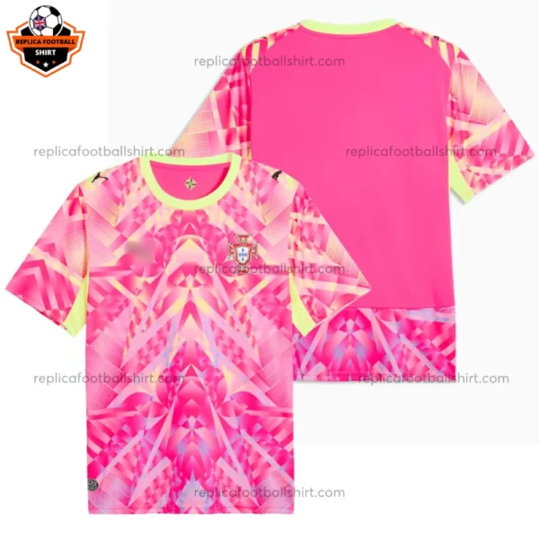 Portugal World Cup 2026 Pink Goalkeeper Men Replica Football Shirt