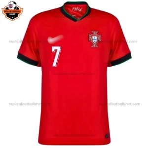 Portugal RONALDO 7 Home Men Replica Football Shirt 2024 - Front view
