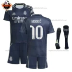 Real Madrid MODRIĆ 10 Away Kid Replica Football Kit 2025/26