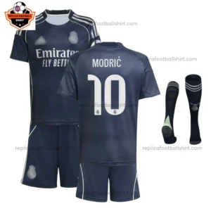Real Madrid MODRIĆ 10 Away Kid Replica Football Kit 2025/26