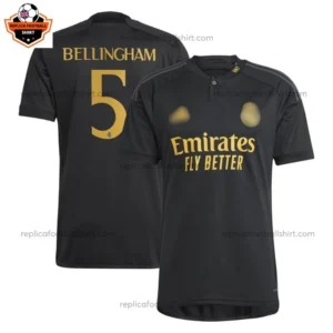 Real Madrid Third Men Replica Football Shirt 2023/24 BELLINGHAM 5 Printed
