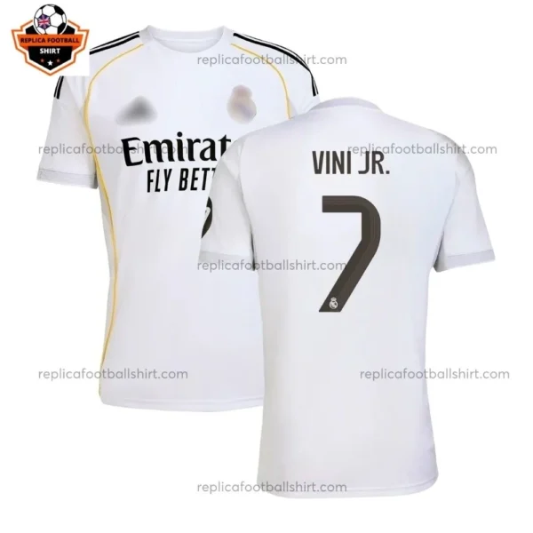 Real Madrid VINI JR. 7 Home Men Replica Football Shirt 2025/26