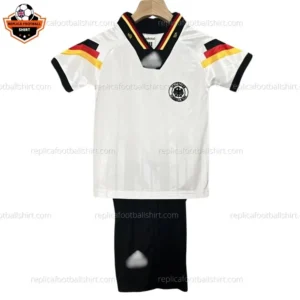 Retro Germany Home Kid Replica Football Kit 1992