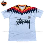 Retro Germany Stussy Home Men Replica Football Shirt 1994