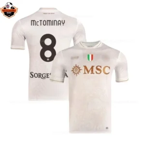 SSC Napoli Away Adult Replica Football Shirt 2025/26 McTOMINAY 8 Printed
