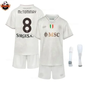 SSC Napoli Away Kid Replica Football Kit 2025/26 McTOMINAY 8 Printed