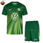 VFL Wolfsburg Home Kid Replica Football Kit 2025/26
