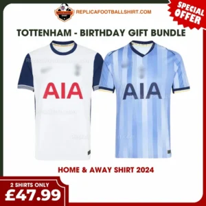 Tottenham 2024/25 Gift Bundle – Home and Away Fan-Version Men Football Shirts