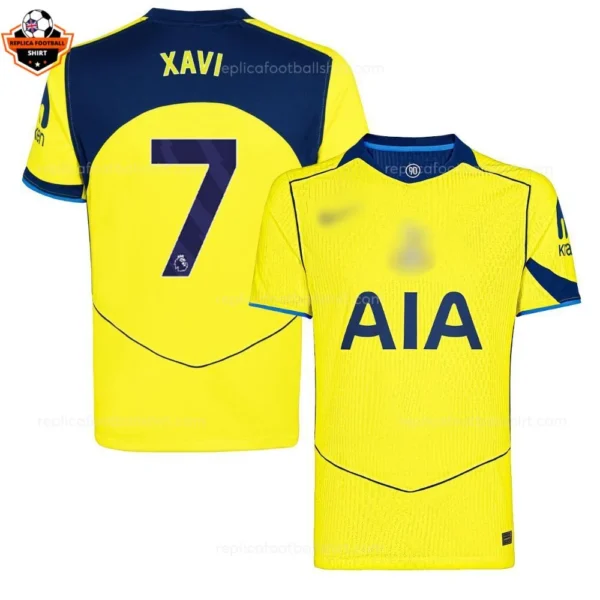 Tottenham Hotspur Third Men Replica Football Shirt 2025/26 XAVI 7 Printed