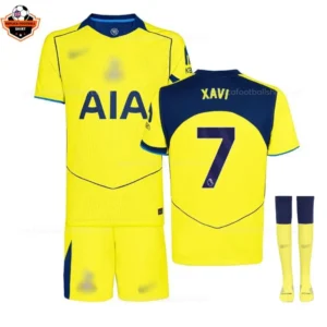 Tottenham Hotspur XAVI 7 Third Replica Football Kit 2025/26