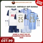 Tottenham WINNERS 2025 Gift Bundle – Home and Away Fan-Version Kids Football Kits