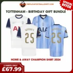 Tottenham WINNERS 2025 Gift Bundle – Home and Away Fan-Version Men Football Shirts